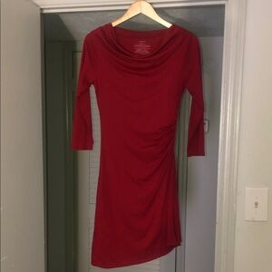 Patagonia Asymmetrical Deep Red Dress